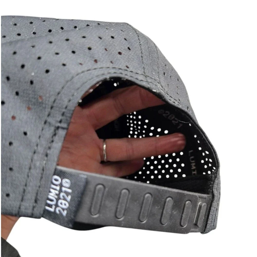 Lumino Trucker Hat Cap Black w Tan Camo Front Adjustable OSFM